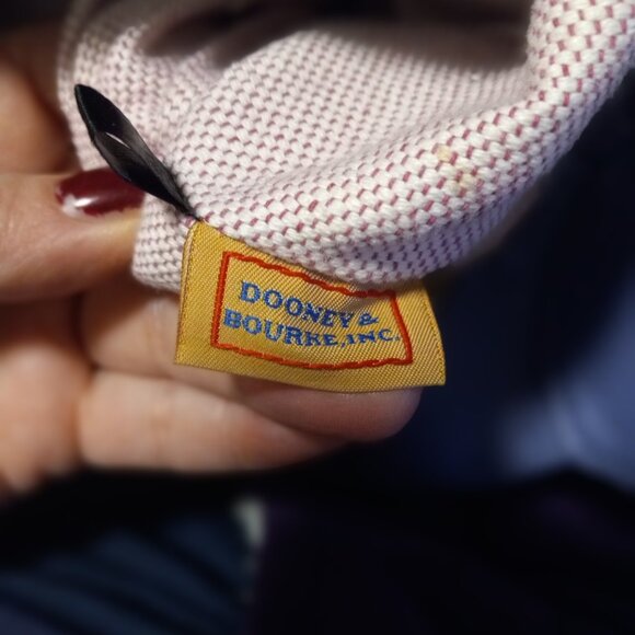 Dooney & Bourke Periwinkle Blue Leather Handbag Hobo Bag Purse Clasp - Picture 10 of 13